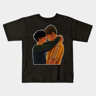 Nick and Charlie - Heartstopper - sunset alt Kids T-Shirt